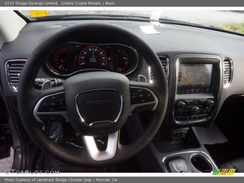 Granite Crystal Metallic / Black 2015 Dodge Durango Limited
