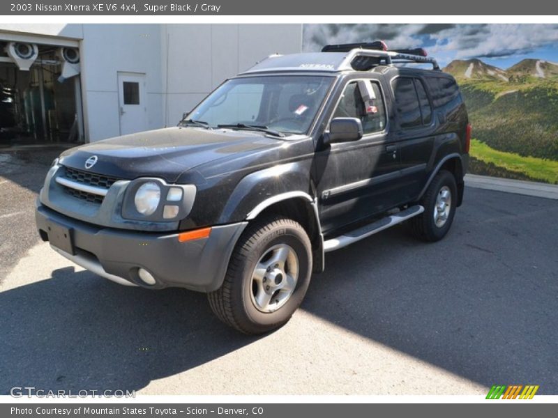 Super Black / Gray 2003 Nissan Xterra XE V6 4x4