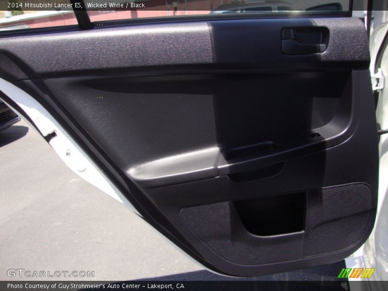 Wicked White / Black 2014 Mitsubishi Lancer ES