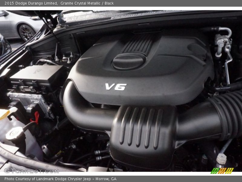 Granite Crystal Metallic / Black 2015 Dodge Durango Limited