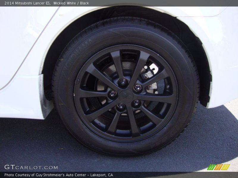 Wicked White / Black 2014 Mitsubishi Lancer ES