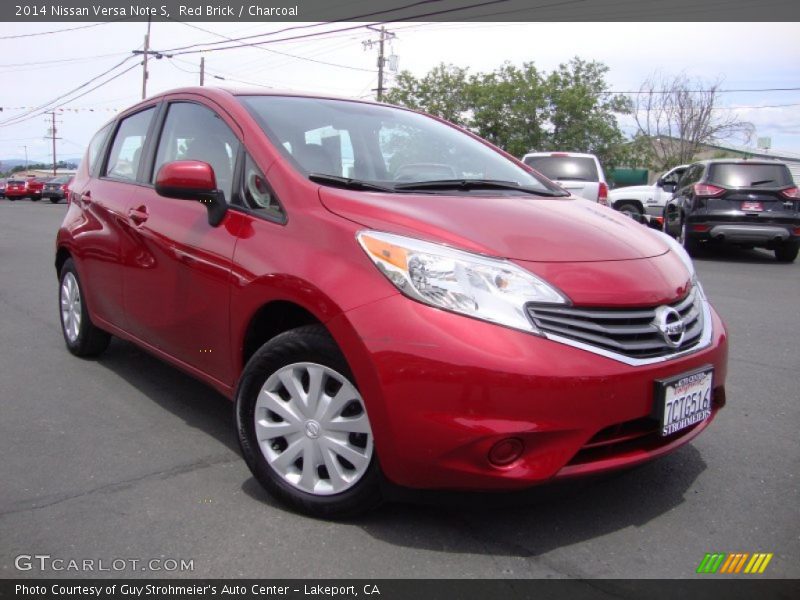 Red Brick / Charcoal 2014 Nissan Versa Note S