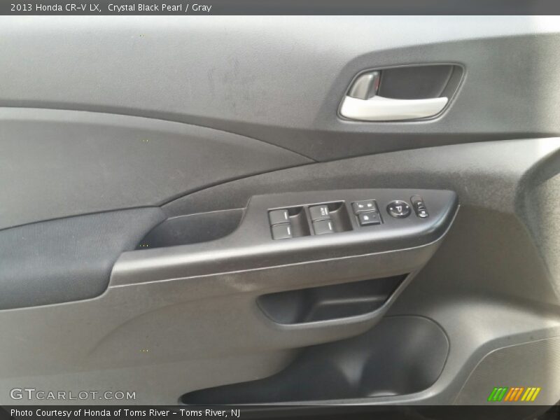 Crystal Black Pearl / Gray 2013 Honda CR-V LX