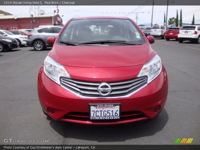 Red Brick / Charcoal 2014 Nissan Versa Note S