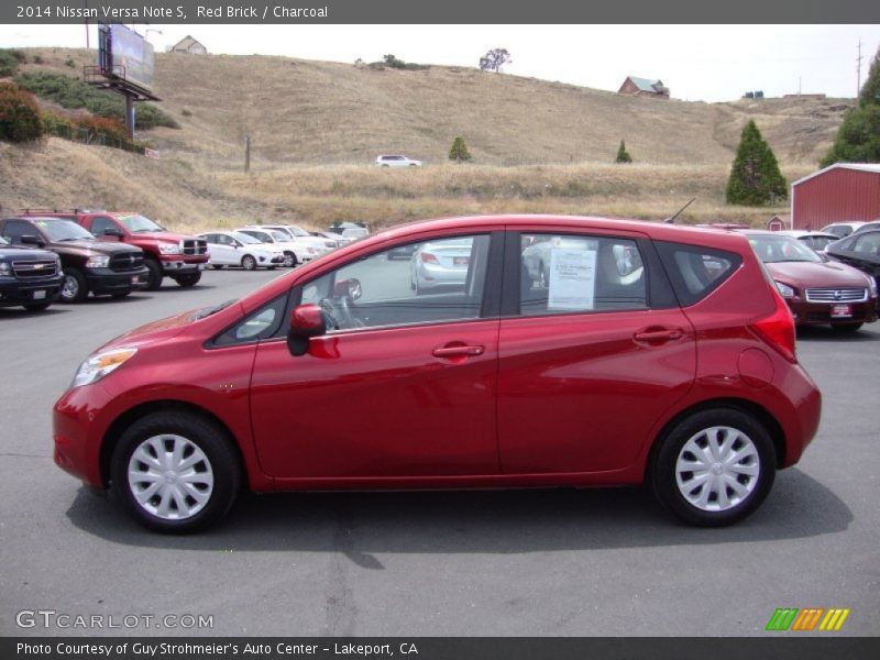 Red Brick / Charcoal 2014 Nissan Versa Note S