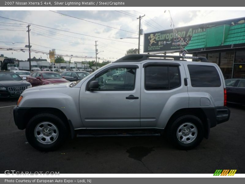 Silver Lightning Metallic / Steel/Graphite 2007 Nissan Xterra S 4x4