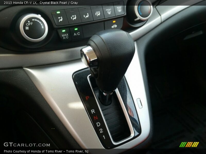 Crystal Black Pearl / Gray 2013 Honda CR-V LX