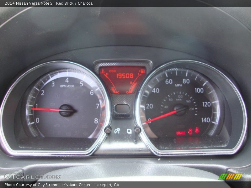 Red Brick / Charcoal 2014 Nissan Versa Note S