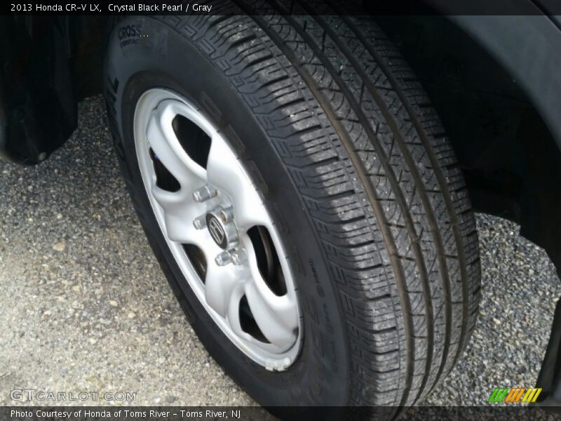 Crystal Black Pearl / Gray 2013 Honda CR-V LX