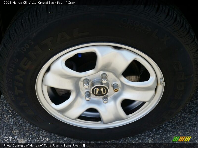 Crystal Black Pearl / Gray 2013 Honda CR-V LX