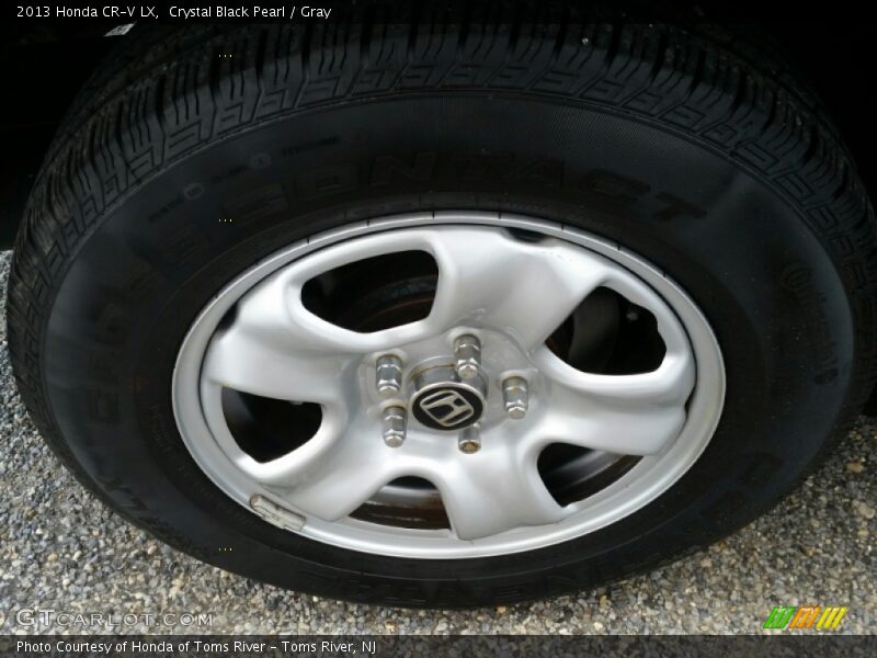 Crystal Black Pearl / Gray 2013 Honda CR-V LX