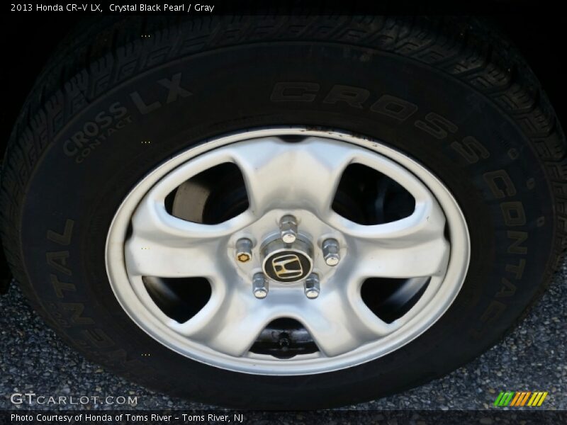 Crystal Black Pearl / Gray 2013 Honda CR-V LX