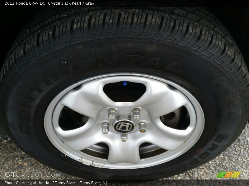 Crystal Black Pearl / Gray 2013 Honda CR-V LX