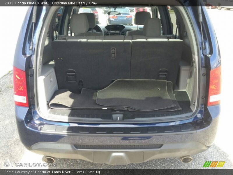 Obsidian Blue Pearl / Gray 2013 Honda Pilot EX 4WD