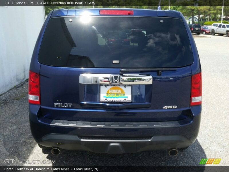 Obsidian Blue Pearl / Gray 2013 Honda Pilot EX 4WD