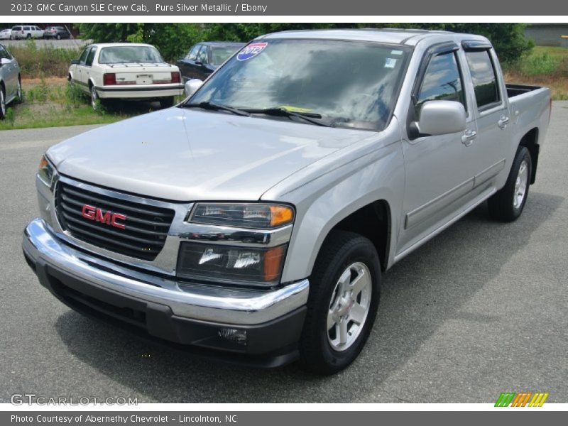 Pure Silver Metallic / Ebony 2012 GMC Canyon SLE Crew Cab