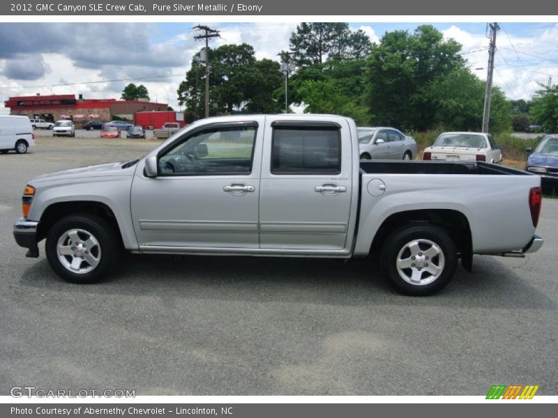 Pure Silver Metallic / Ebony 2012 GMC Canyon SLE Crew Cab