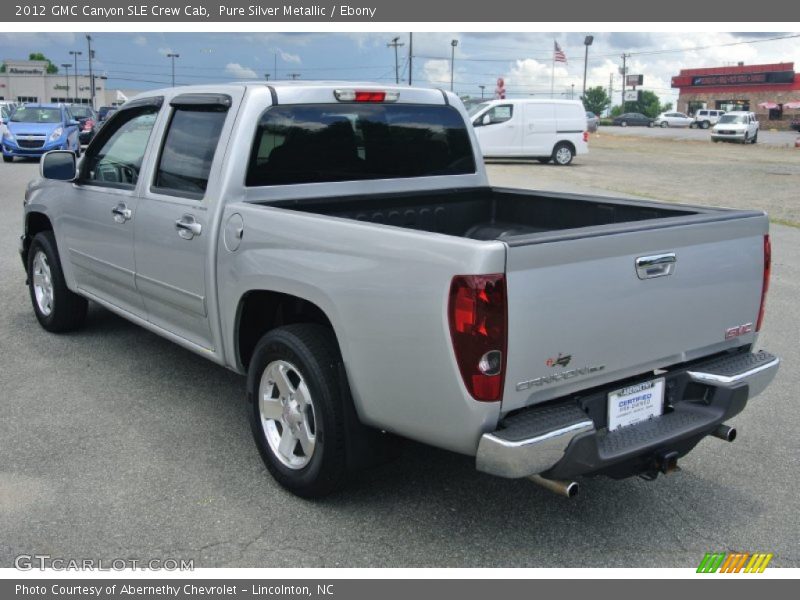 Pure Silver Metallic / Ebony 2012 GMC Canyon SLE Crew Cab