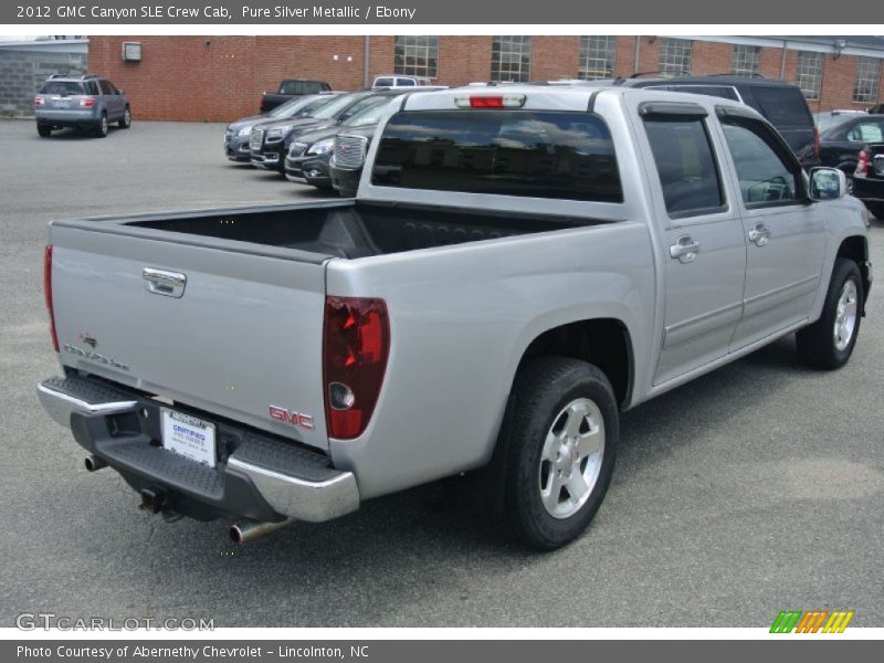 Pure Silver Metallic / Ebony 2012 GMC Canyon SLE Crew Cab