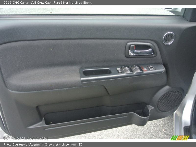 Pure Silver Metallic / Ebony 2012 GMC Canyon SLE Crew Cab