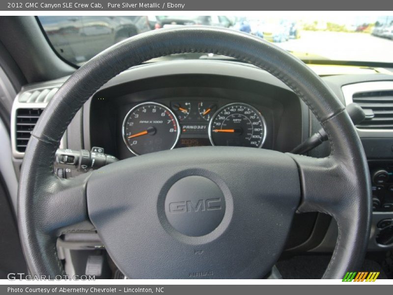 Pure Silver Metallic / Ebony 2012 GMC Canyon SLE Crew Cab