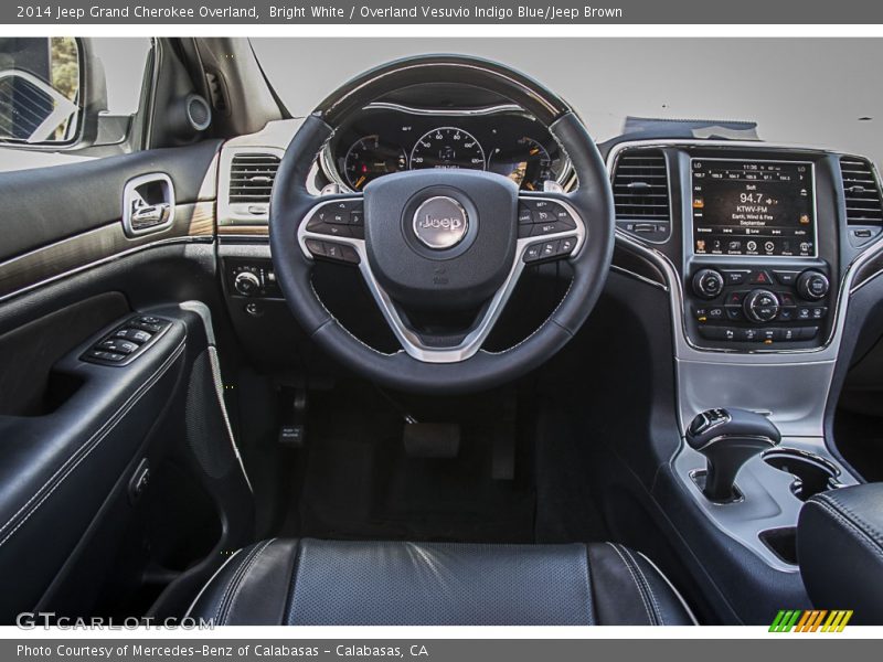Dashboard of 2014 Grand Cherokee Overland