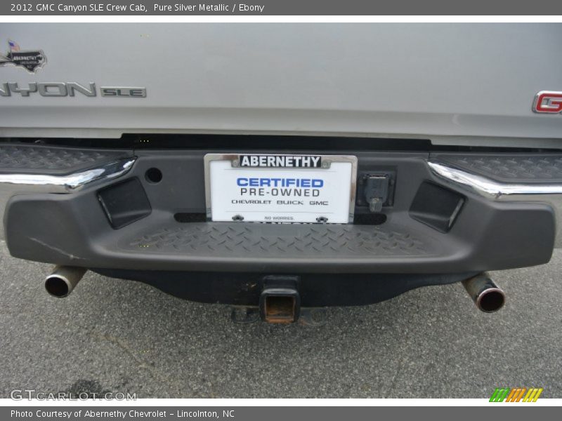 Pure Silver Metallic / Ebony 2012 GMC Canyon SLE Crew Cab