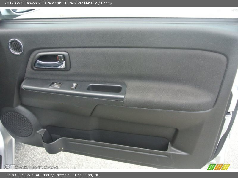 Pure Silver Metallic / Ebony 2012 GMC Canyon SLE Crew Cab