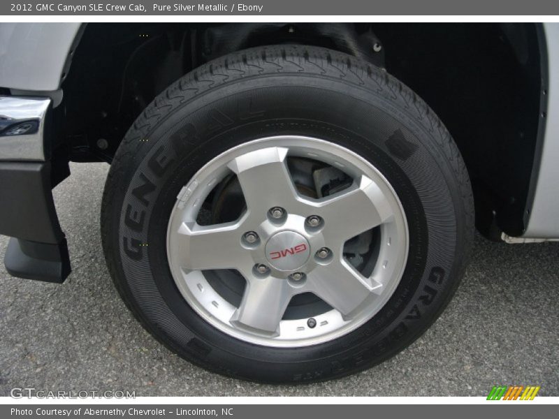 Pure Silver Metallic / Ebony 2012 GMC Canyon SLE Crew Cab