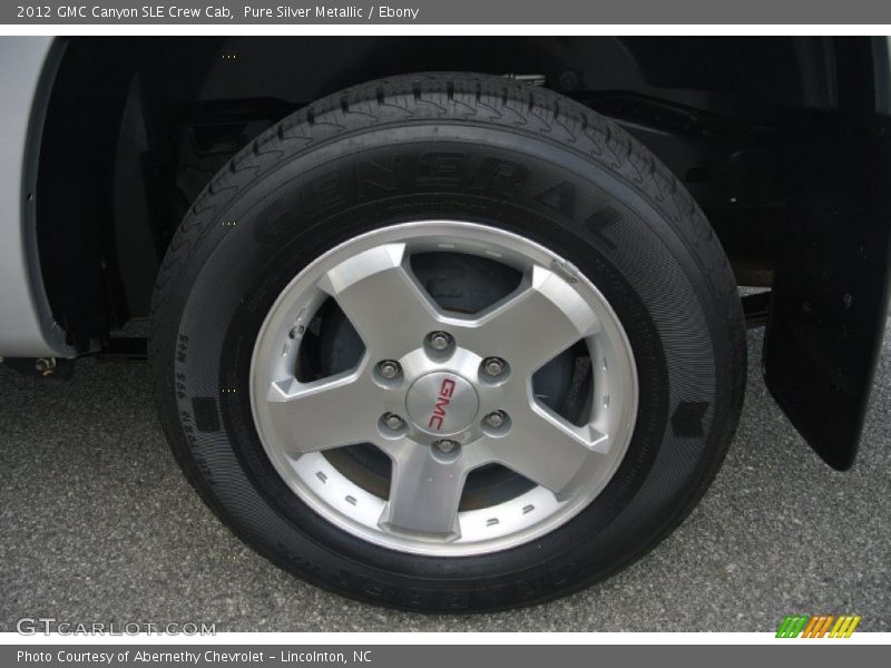 Pure Silver Metallic / Ebony 2012 GMC Canyon SLE Crew Cab
