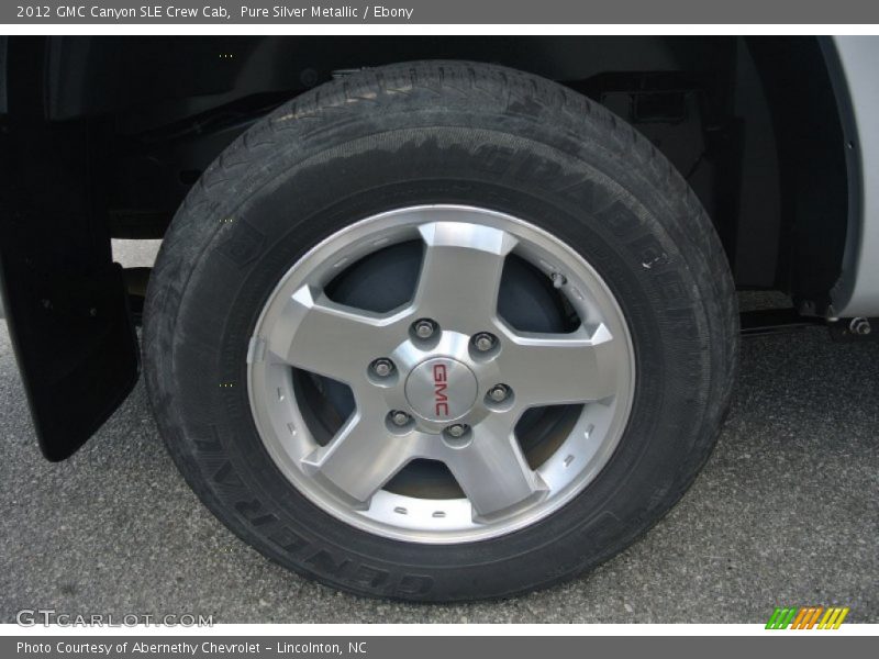Pure Silver Metallic / Ebony 2012 GMC Canyon SLE Crew Cab