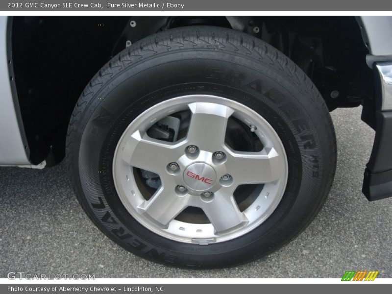 Pure Silver Metallic / Ebony 2012 GMC Canyon SLE Crew Cab