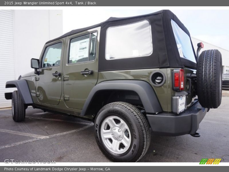 Tank / Black 2015 Jeep Wrangler Unlimited Sport 4x4