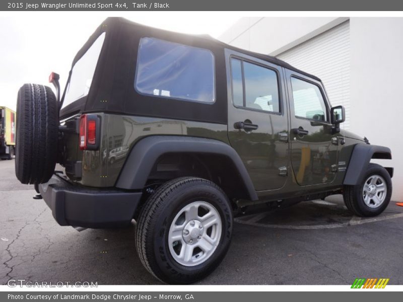 Tank / Black 2015 Jeep Wrangler Unlimited Sport 4x4