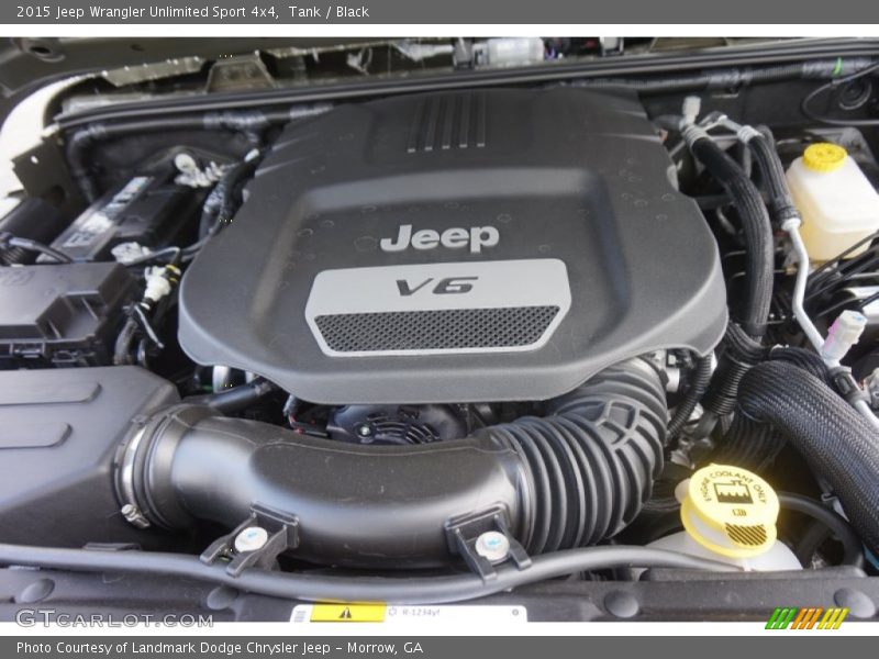 Tank / Black 2015 Jeep Wrangler Unlimited Sport 4x4