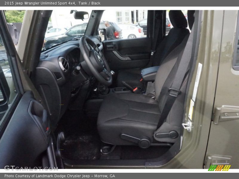Tank / Black 2015 Jeep Wrangler Unlimited Sport 4x4