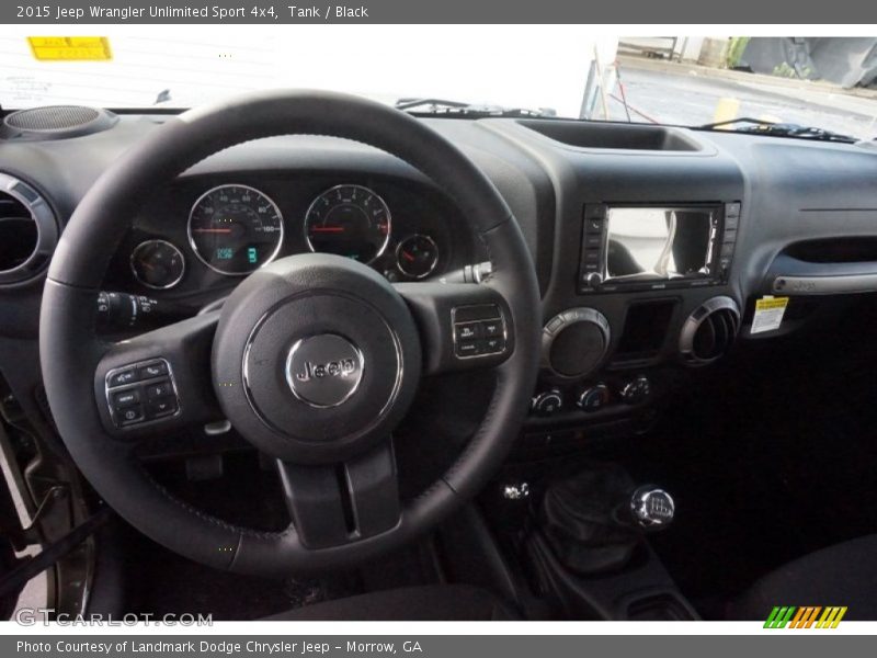 Tank / Black 2015 Jeep Wrangler Unlimited Sport 4x4