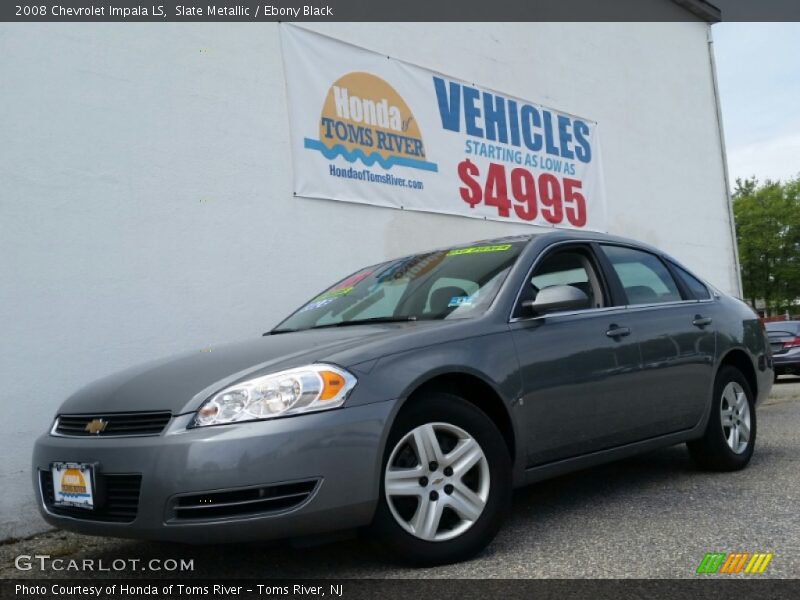 Slate Metallic / Ebony Black 2008 Chevrolet Impala LS
