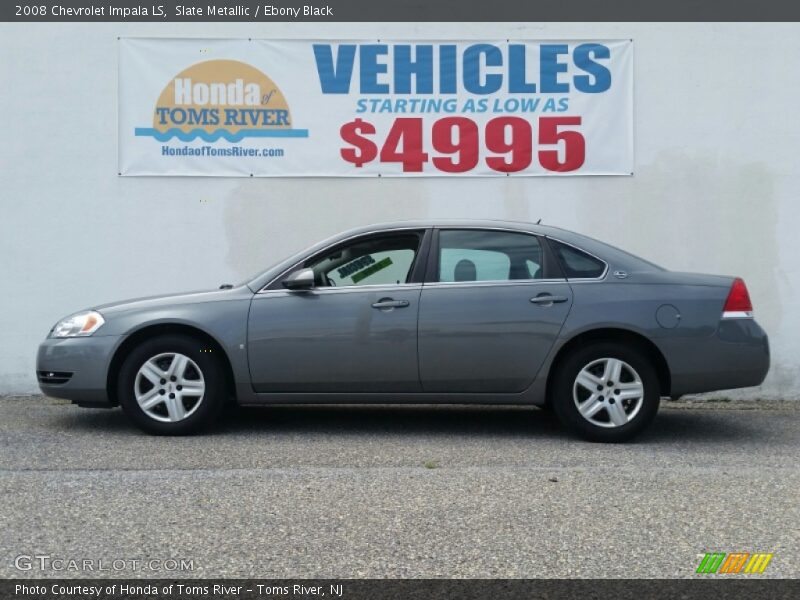 Slate Metallic / Ebony Black 2008 Chevrolet Impala LS