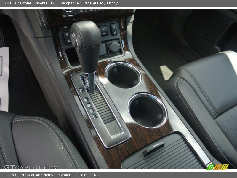 Champagne Silver Metallic / Ebony 2015 Chevrolet Traverse LTZ