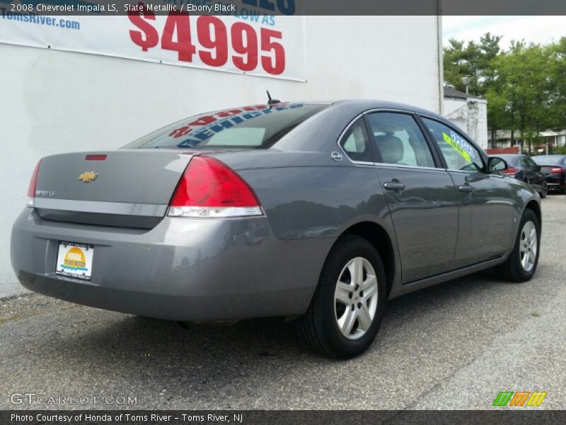 Slate Metallic / Ebony Black 2008 Chevrolet Impala LS