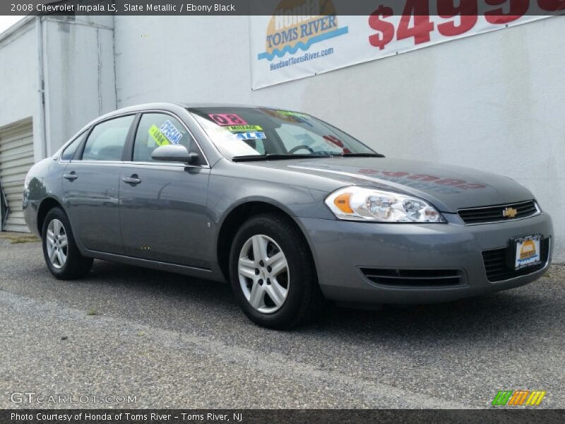 Slate Metallic / Ebony Black 2008 Chevrolet Impala LS