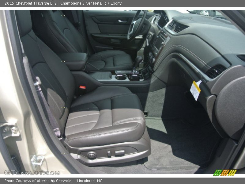 Champagne Silver Metallic / Ebony 2015 Chevrolet Traverse LTZ