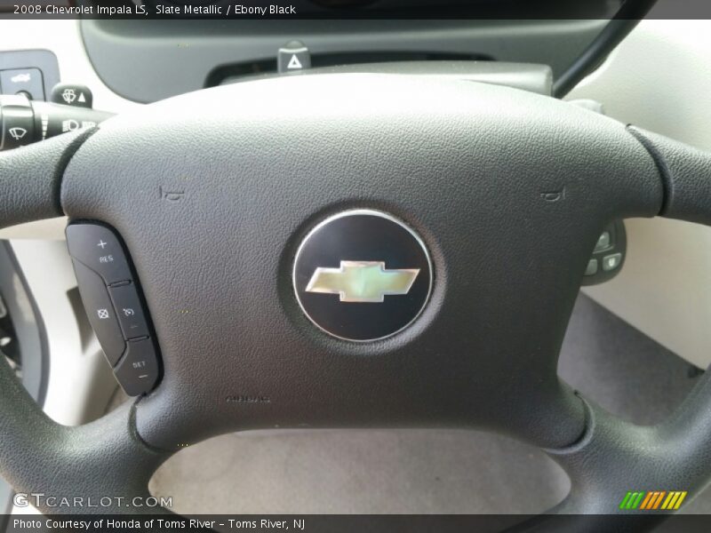 Slate Metallic / Ebony Black 2008 Chevrolet Impala LS