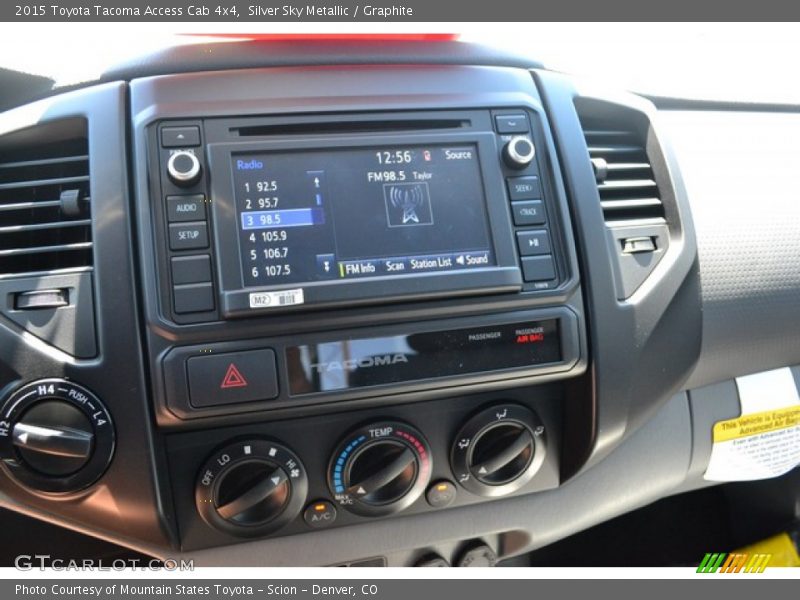 Silver Sky Metallic / Graphite 2015 Toyota Tacoma Access Cab 4x4