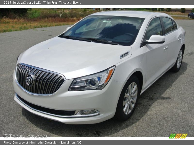 White Frost Tricoat / Ebony 2015 Buick LaCrosse FWD
