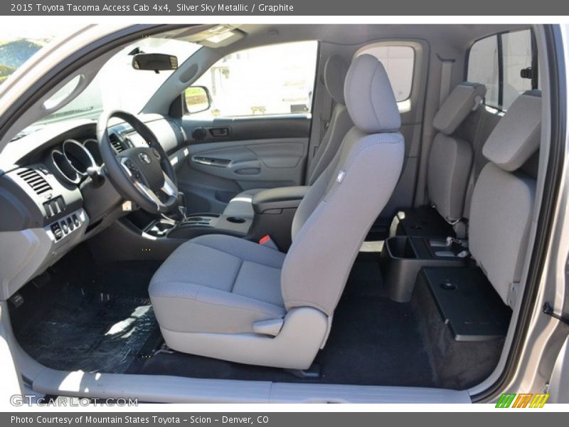 Silver Sky Metallic / Graphite 2015 Toyota Tacoma Access Cab 4x4
