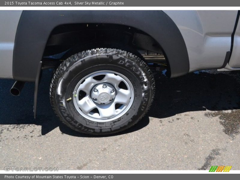 Silver Sky Metallic / Graphite 2015 Toyota Tacoma Access Cab 4x4