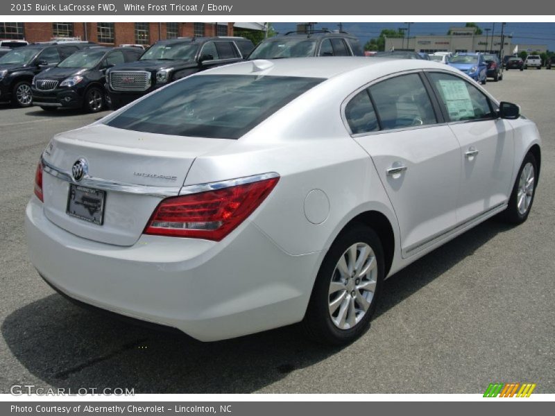 White Frost Tricoat / Ebony 2015 Buick LaCrosse FWD