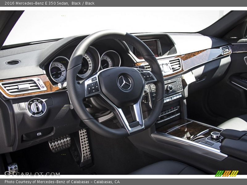 Black / Black 2016 Mercedes-Benz E 350 Sedan